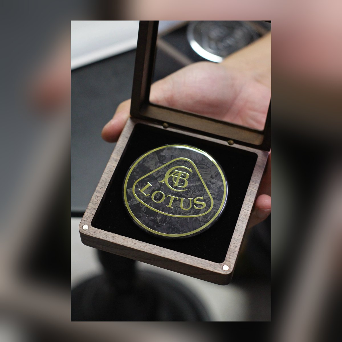Lotus Emira / Eletre / Emeya Forged Carbon Fiber Marble-Texture Emblem