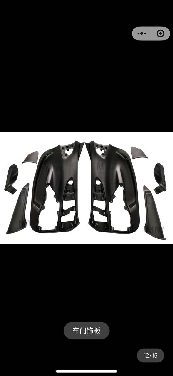 Ferrari SF90 OEM Style Dry Carbon Fiber Aero Kit – Front Lip, Side Skirts, Rear Lip, Track Wing, Engine Bay Trim, Mirror Covers, Door Panels, Fender Flares