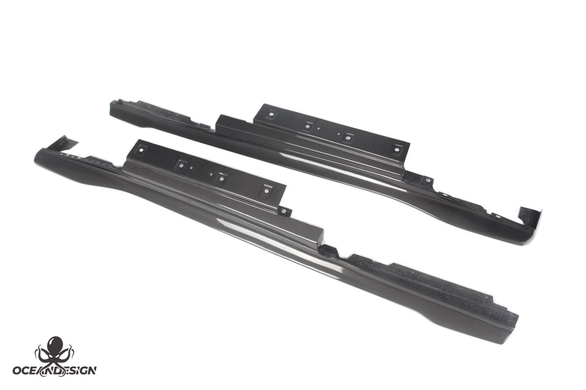 Ferrari 812 M-Style Dry Carbon Fiber Aero Kit – Front Lip, Side Skirts, Rear Lip, Hood, Rear Wing, Fender Flares, Engine Bay Trim