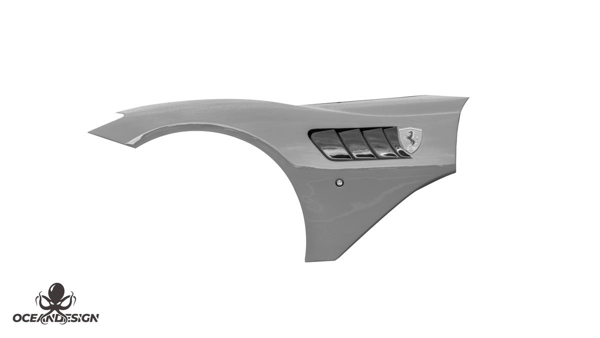 Ferrari 812 M-Style Dry Carbon Fiber Aero Kit – Front Lip, Side Skirts, Rear Lip, Hood, Rear Wing, Fender Flares, Engine Bay Trim