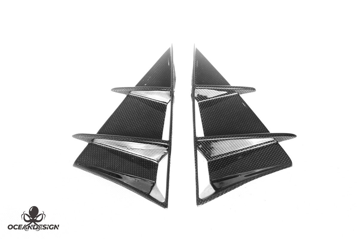 Ferrari 812 M-Style Dry Carbon Fiber Aero Kit – Front Lip, Side Skirts, Rear Lip, Hood, Rear Wing, Fender Flares, Engine Bay Trim