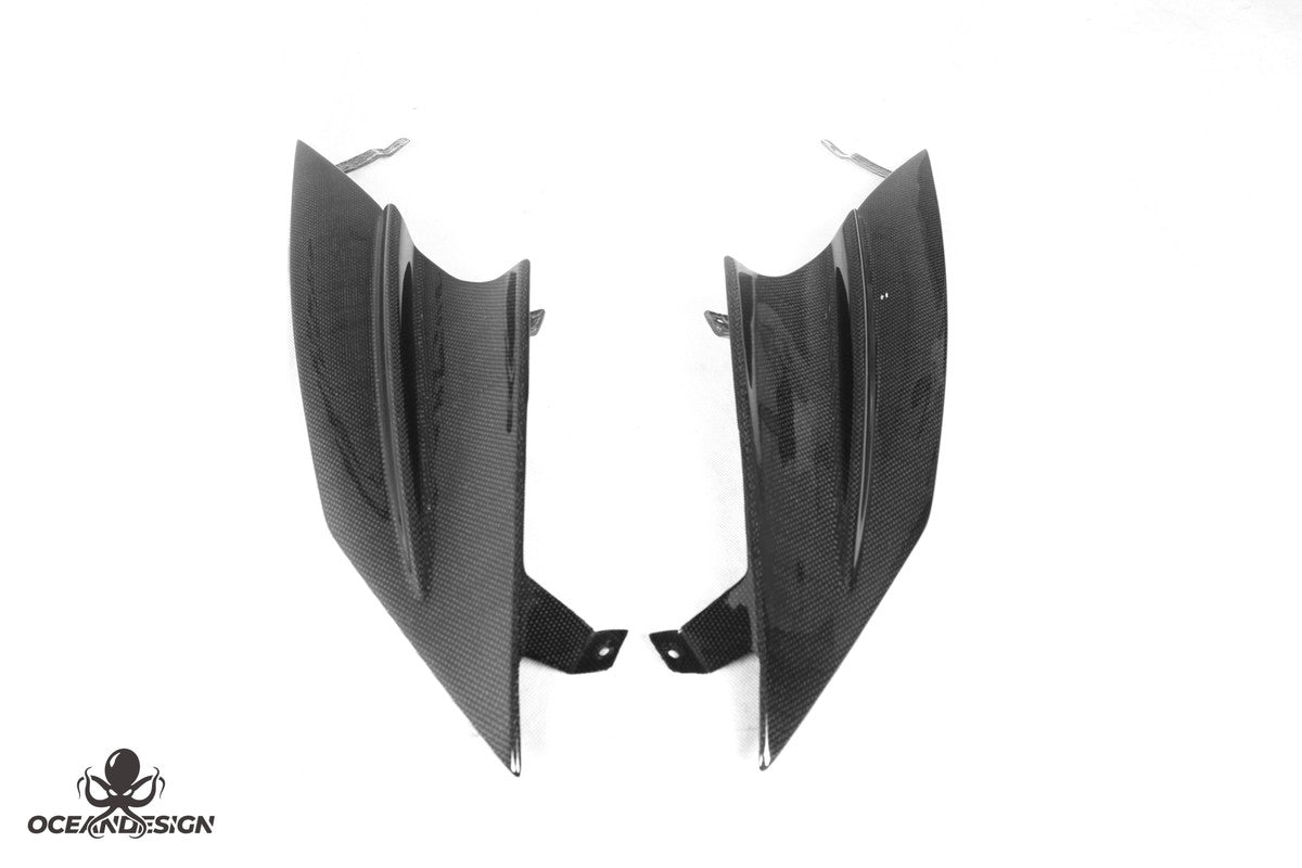 Ferrari 812 M-Style Dry Carbon Fiber Aero Kit – Front Lip, Side Skirts, Rear Lip, Hood, Rear Wing, Fender Flares, Engine Bay Trim