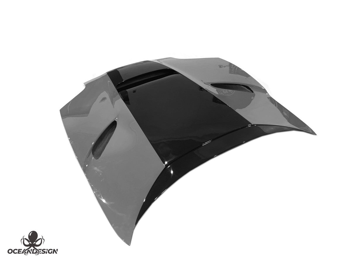 Ferrari 812 M-Style Dry Carbon Fiber Aero Kit – Front Lip, Side Skirts, Rear Lip, Hood, Rear Wing, Fender Flares, Engine Bay Trim