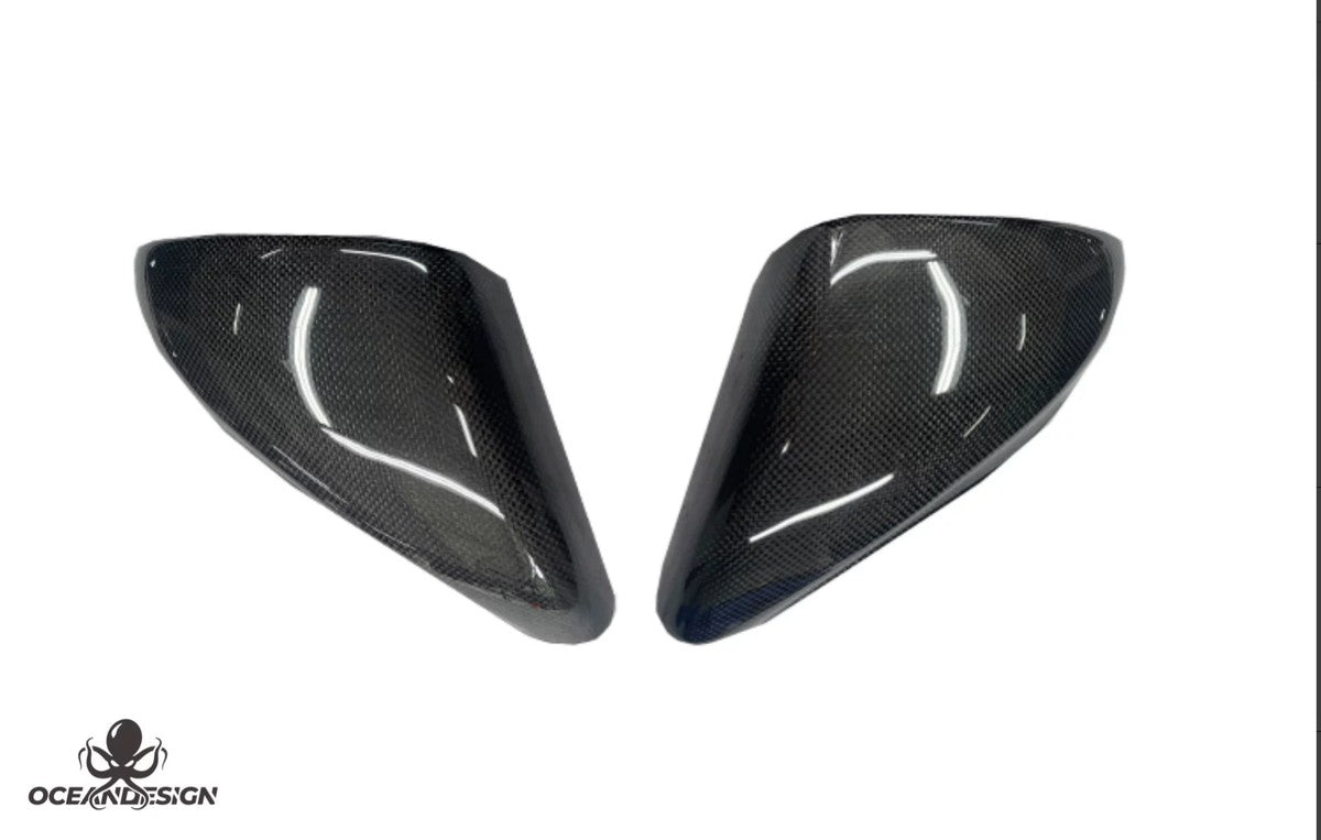 Ferrari 812 M-Style Dry Carbon Fiber Aero Kit – Front Lip, Side Skirts, Rear Lip, Hood, Rear Wing, Fender Flares, Engine Bay Trim