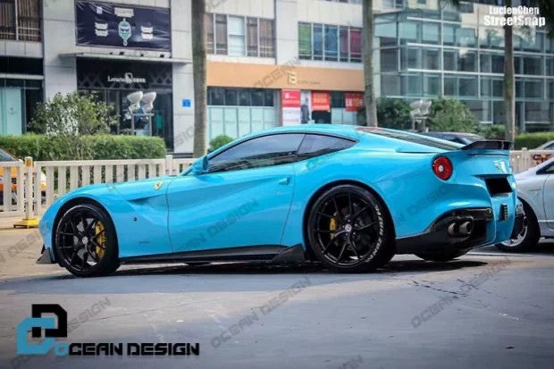 Ferrari F12 NOVITEC ROSSO Style Dry Carbon Fiber Rear Wing Spoiler – Semi-Carbon & Full Carbon
