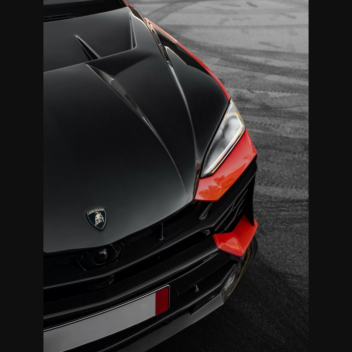 Lamborghini Urus SE N-Style Dry Carbon Fiber Aero Kit – Front Lip / Side Skirts / Rear Lip / Wheel Arches / Hood