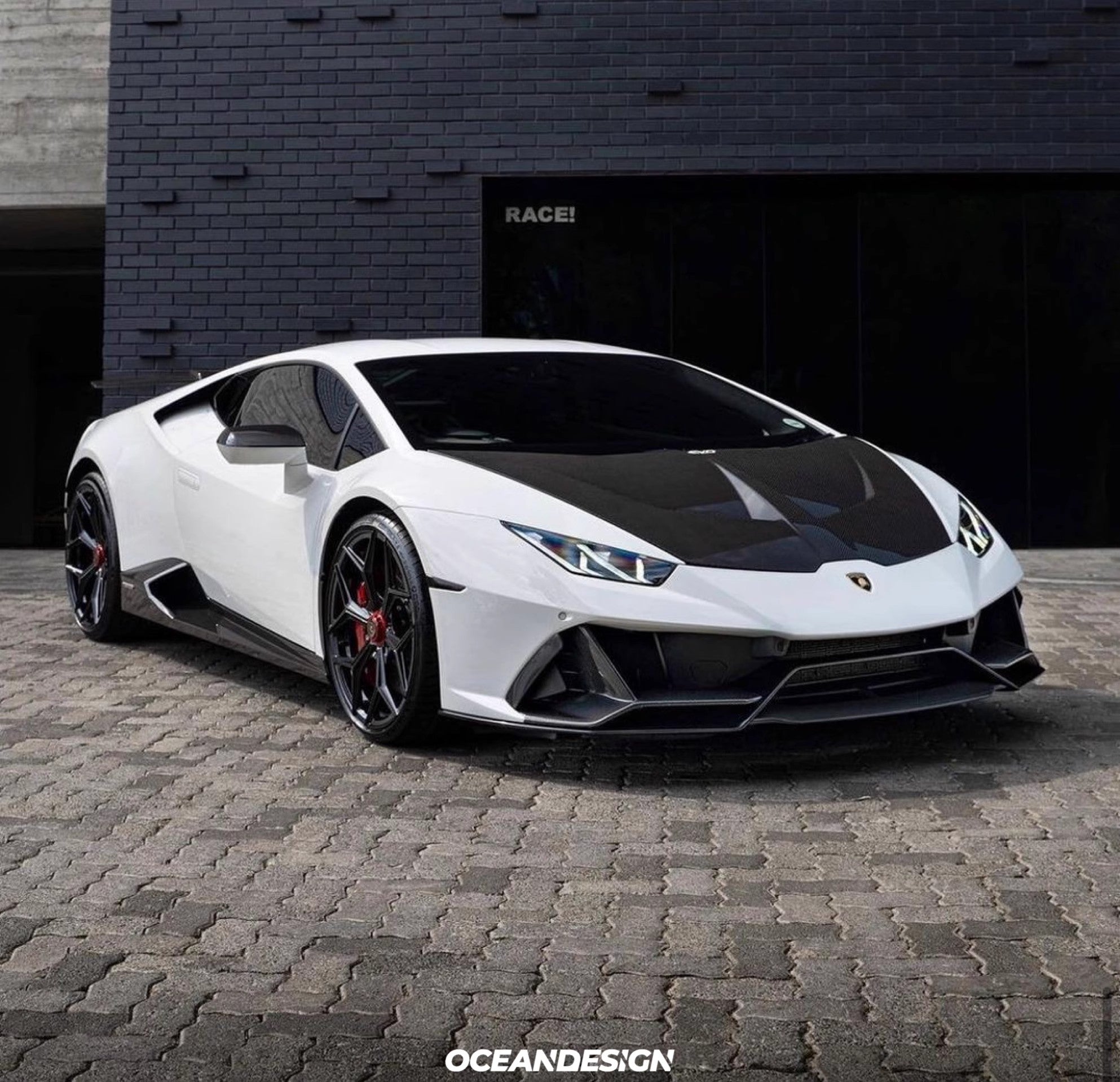 Lamborghini Huracan EVO AWD N Style Dry Carbon Fiber Body Kit