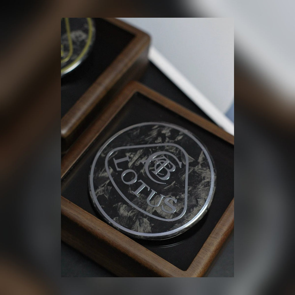 Lotus Emira / Eletre / Emeya Forged Carbon Fiber Marble-Texture Emblem