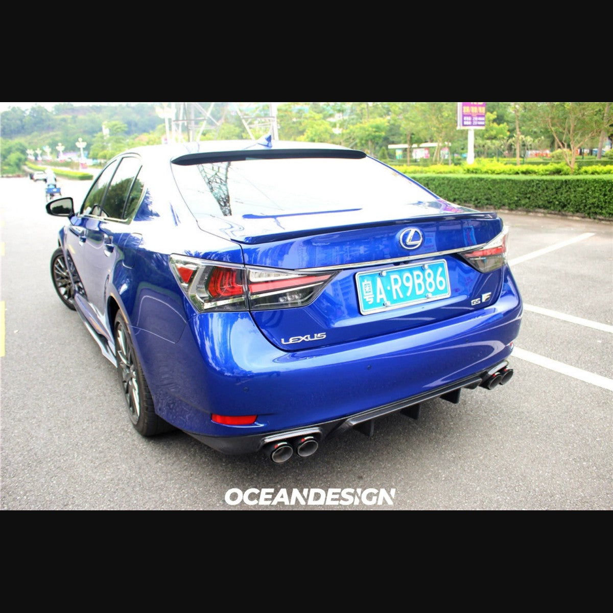 Lexus GS (GS200/GS300/GS450) AIMGAIN Carbon Fiber Aero Kit – Front Lip / Side Skirts / Rear Lip / Roof Spoiler / Wing / Exhaust
