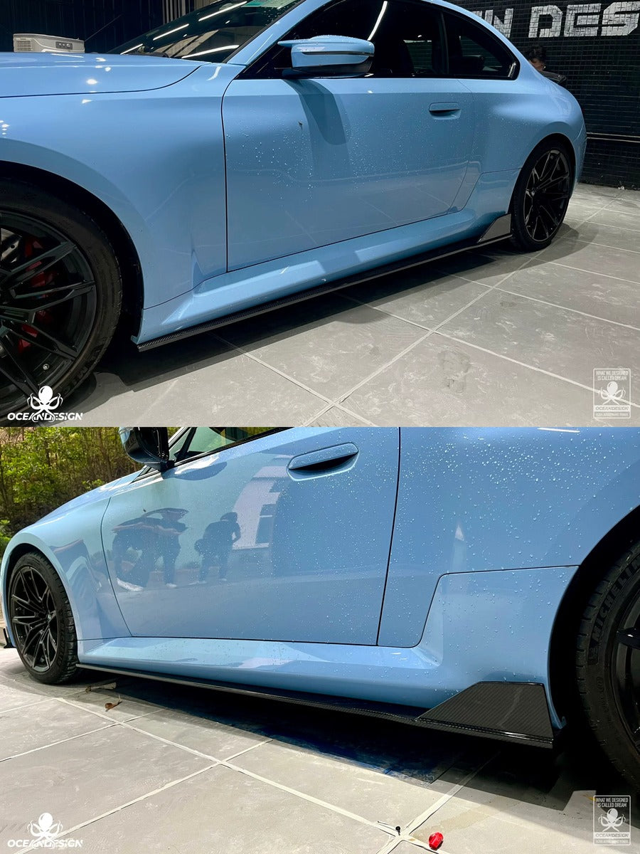 BMW G87 M2 OceanDesign OD-Style Dry Carbon Fiber Aero Kit – Front Lip / Side Skirts / Rear Lip / Rear Wing / Corner Pieces / Bumper Trim