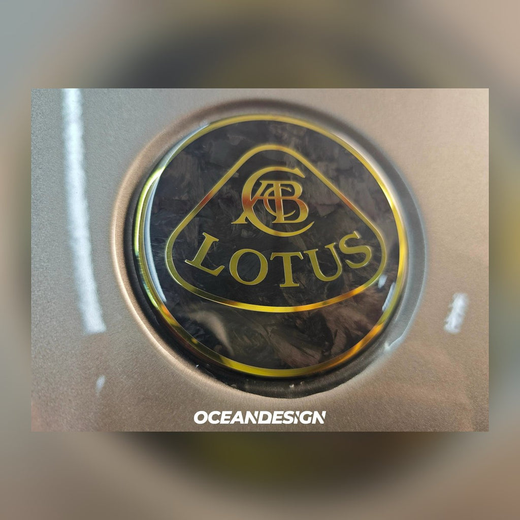 Lotus Emira / Eletre / Emeya Forged Carbon Fiber Marble-Texture Emblem