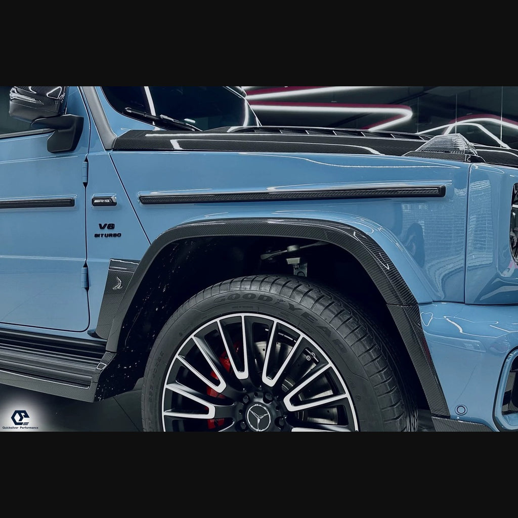Mercedes-Benz G63 / W465 TopCar Dry Carbon Fiber Aero Kit – Front Lip / Rear Lip / Hood / Wing / Wheel Arches / Grille / Fender Trim