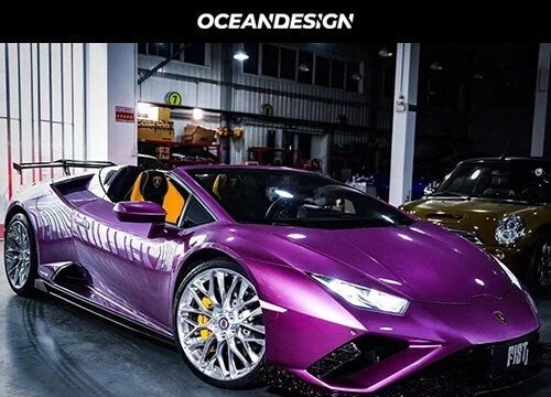 Lamborghini Huracan EVO RWD OD Style dry carbon front lip