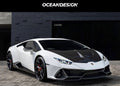 Lamborghini Huracan EVO N-Style dry carbon fiber front lip gloss