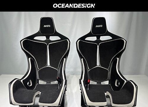 McLaren Senna Style Dry Carbon Fiber One-Piece Racing Bucket Seat – Alcantara Lightweight
