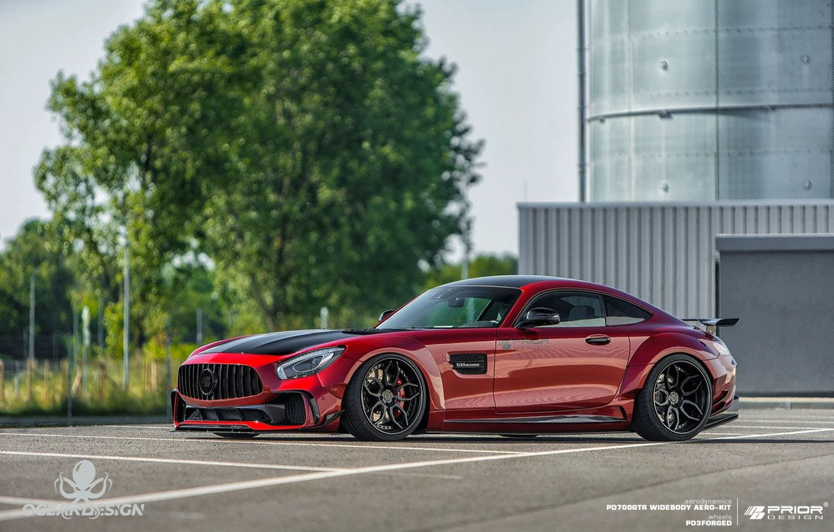 Mercedes-Benz AMG GT / GTC PD Style Carbon Fiber Aero Kit – Front Bumper, Rear Bumper, Front Lip, Rear Lip, Rear Wing, Side Skirts, Front Air Vents, Canards