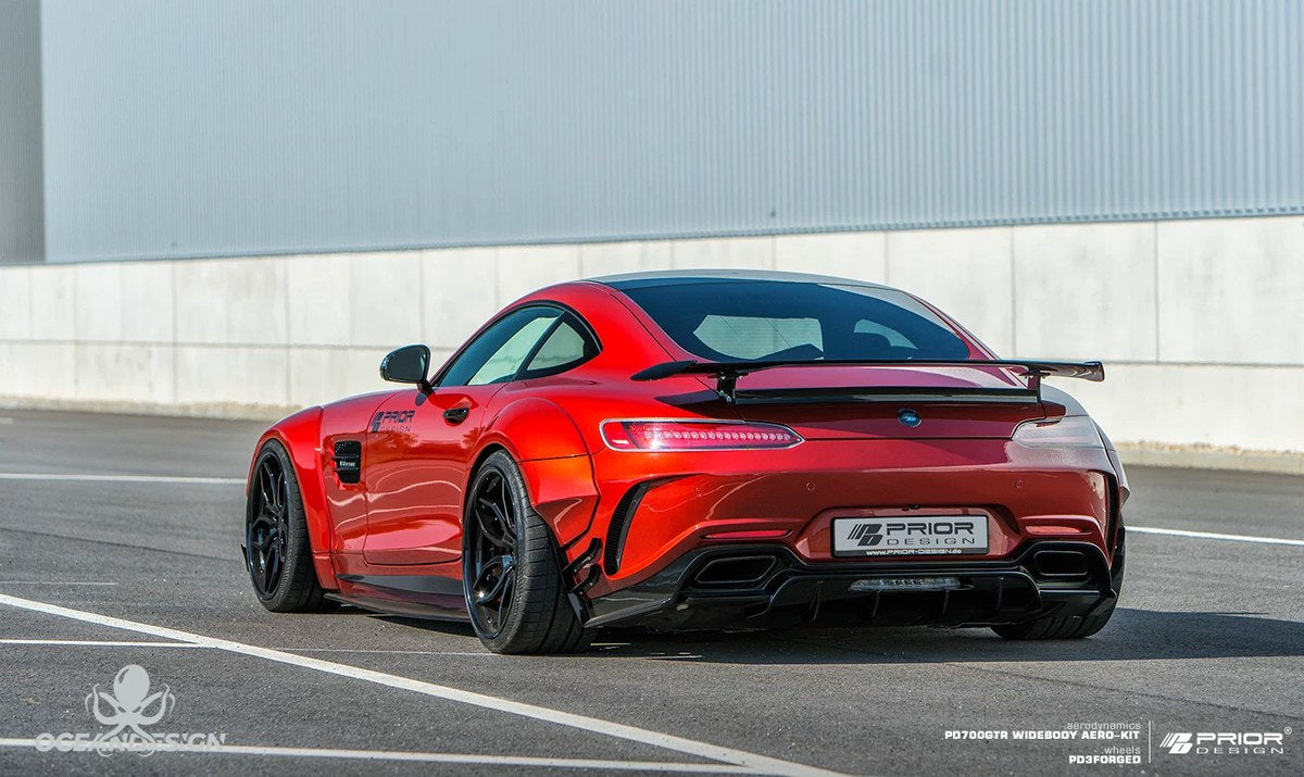 Mercedes-Benz AMG GT / GTC PD Style Carbon Fiber Aero Kit – Front Bumper, Rear Bumper, Front Lip, Rear Lip, Rear Wing, Side Skirts, Front Air Vents, Canards