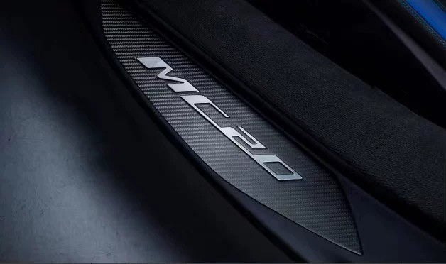 Maserati MC20 SD Style Dry Carbon Fiber Aero Kit – Front Lip, Rear Lip, Side Skirts, GT Wing, Engine Bay Trim, Fender Trim, Mirror Covers