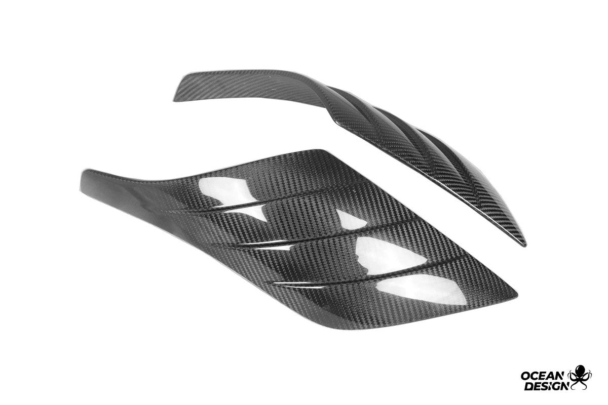 Maserati MC20 SD Style Dry Carbon Fiber Aero Kit – Front Lip, Rear Lip, Side Skirts, GT Wing, Engine Bay Trim, Fender Trim, Mirror Covers