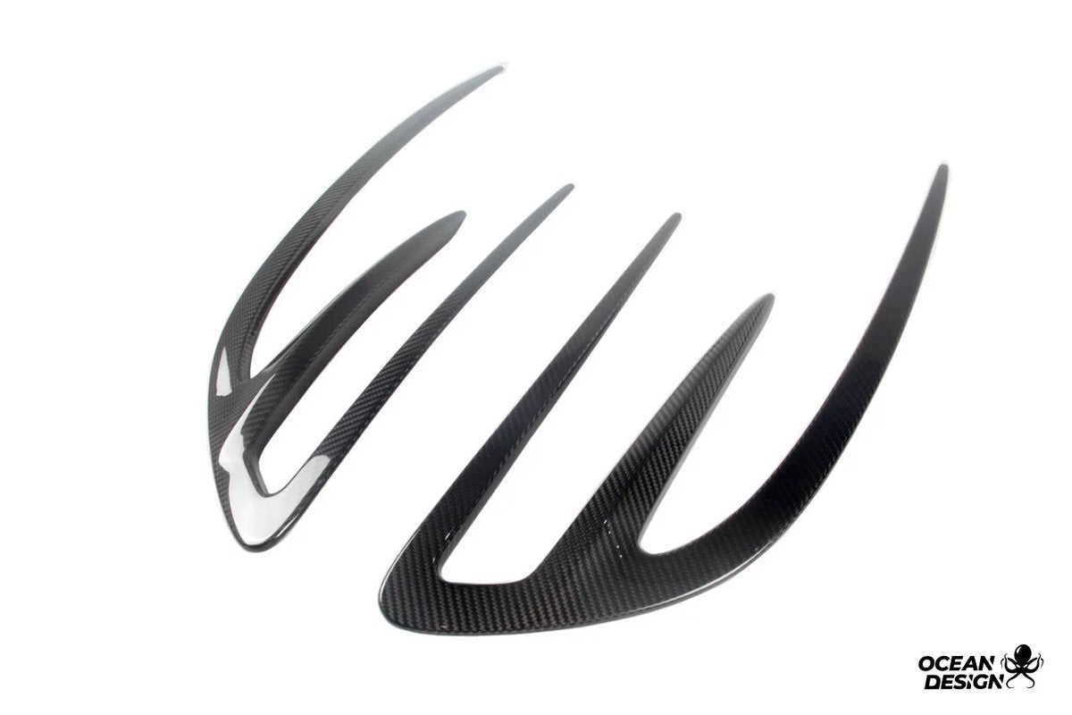 Maserati MC20 SD Style Dry Carbon Fiber Aero Kit – Front Lip, Rear Lip, Side Skirts, GT Wing, Engine Bay Trim, Fender Trim, Mirror Covers