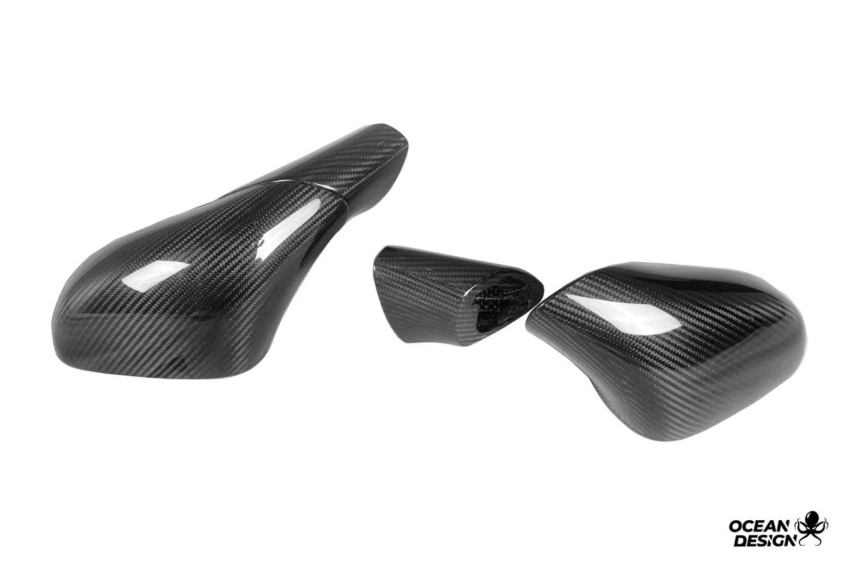 Maserati MC20 SD Style Dry Carbon Fiber Aero Kit – Front Lip, Rear Lip, Side Skirts, GT Wing, Engine Bay Trim, Fender Trim, Mirror Covers