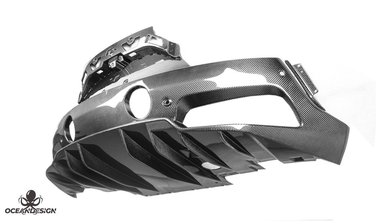 Maserati MC20 OEM Style Dry Carbon Fiber Aero Kit – Front Lip, Side Skirts, Rear Lip, Rear Wing, Engine Bay Trim, Mirror Covers