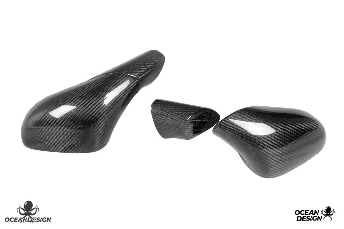 Maserati MC20 OEM Style Dry Carbon Fiber Aero Kit – Front Lip, Side Skirts, Rear Lip, Rear Wing, Engine Bay Trim, Mirror Covers
