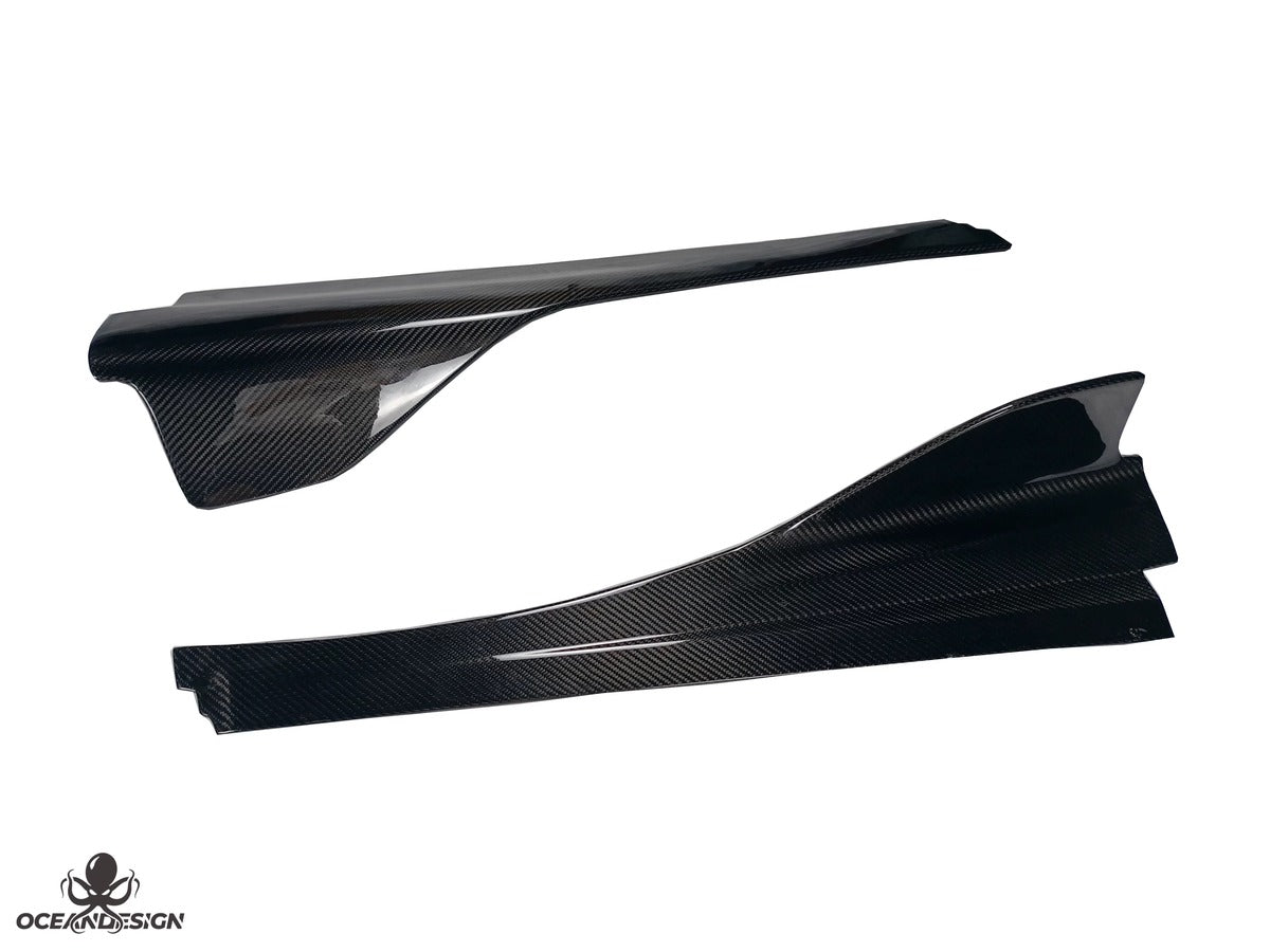 McLaren 720S V-Style Dry Carbon Fiber Aero Kit – Front Lip / Side Skirts / Rear Lip / Rear Wing / Fender Extensions / Hood