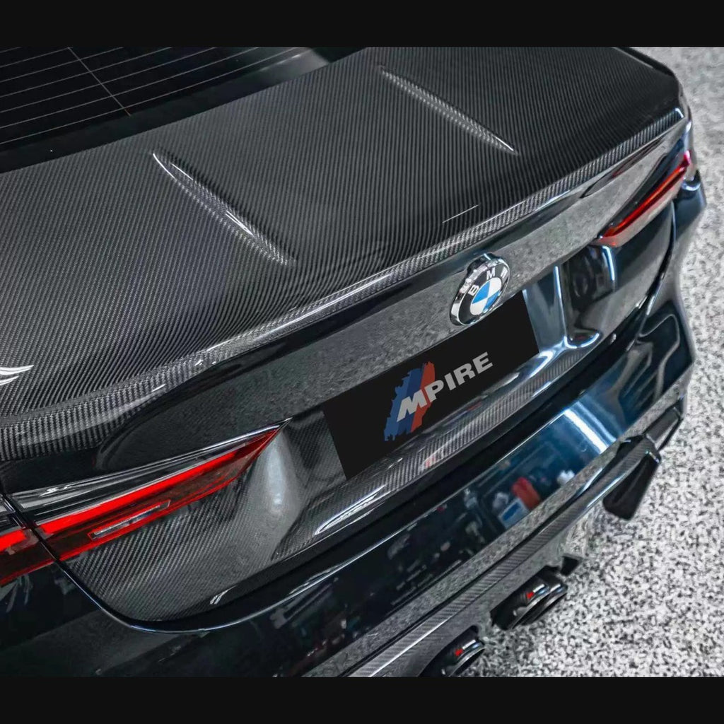 BMW G80 M3 / G82 M4 CSL-Style Dry Carbon Fiber Trunk Lid with Duck Tail Spoiler