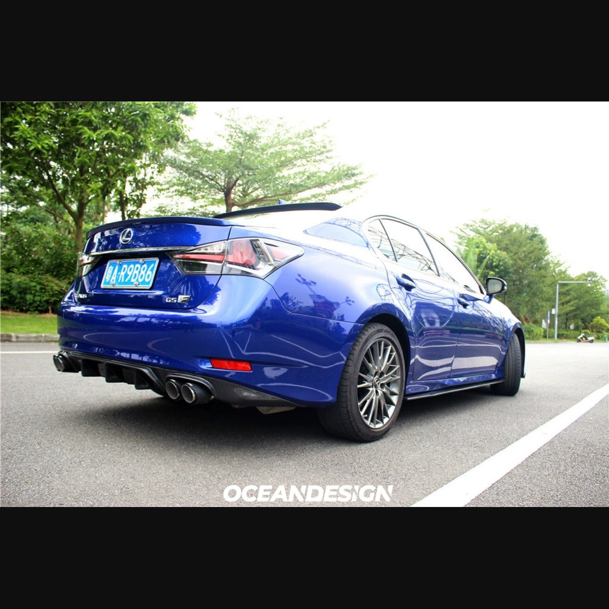 Lexus GS (GS200/GS300/GS450) AIMGAIN Carbon Fiber Aero Kit – Front Lip / Side Skirts / Rear Lip / Roof Spoiler / Wing / Exhaust
