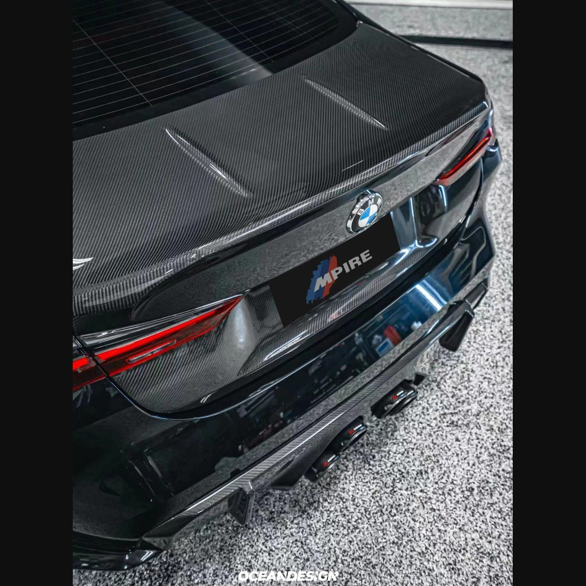 BMW G80 M3 / G82 M4 CSL-Style Dry Carbon Fiber Trunk Lid with Duck Tail Spoiler