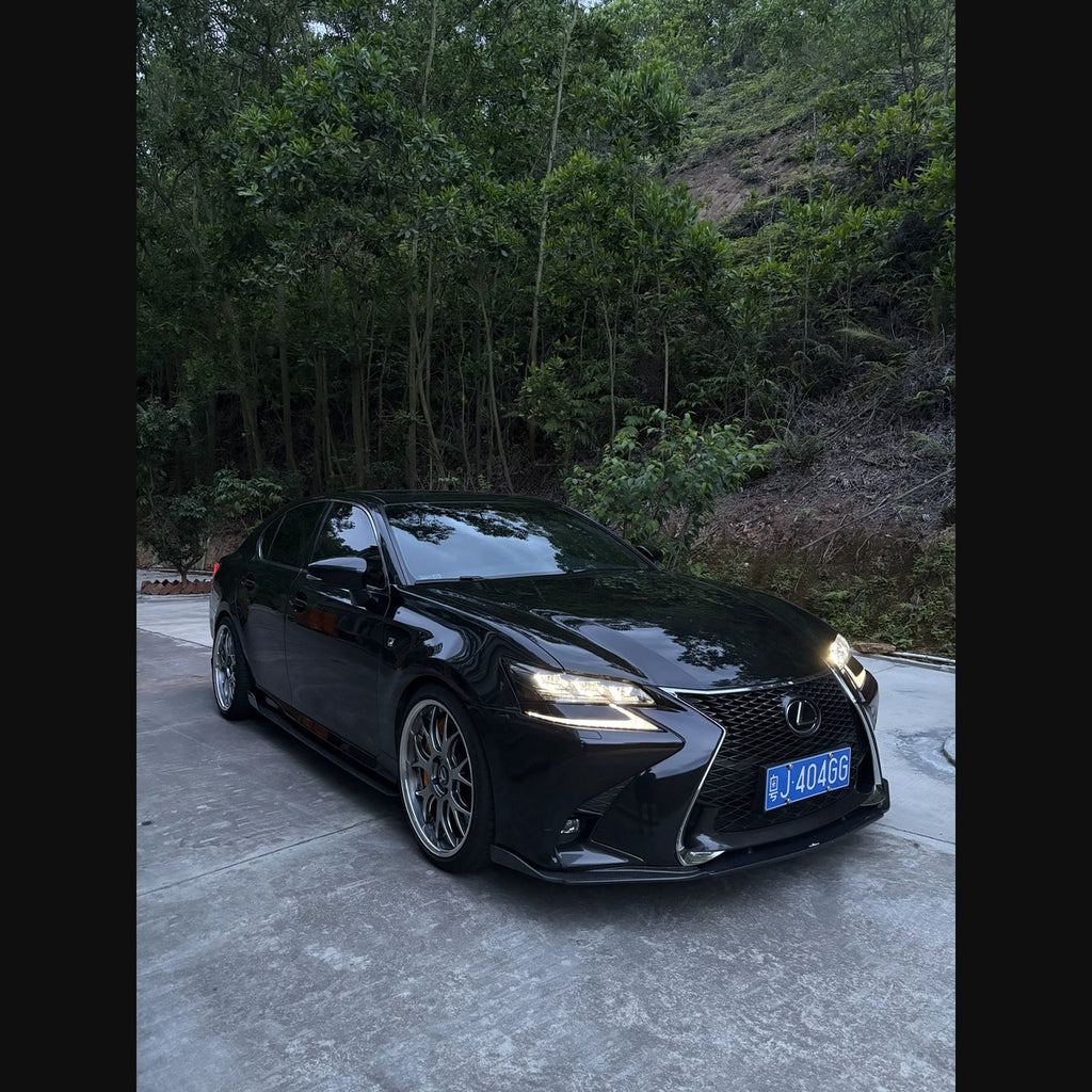 Lexus GS (GS200/GS300/GS450) AIMGAIN Carbon Fiber Aero Kit – Front Lip / Side Skirts / Rear Lip / Roof Spoiler / Wing / Exhaust