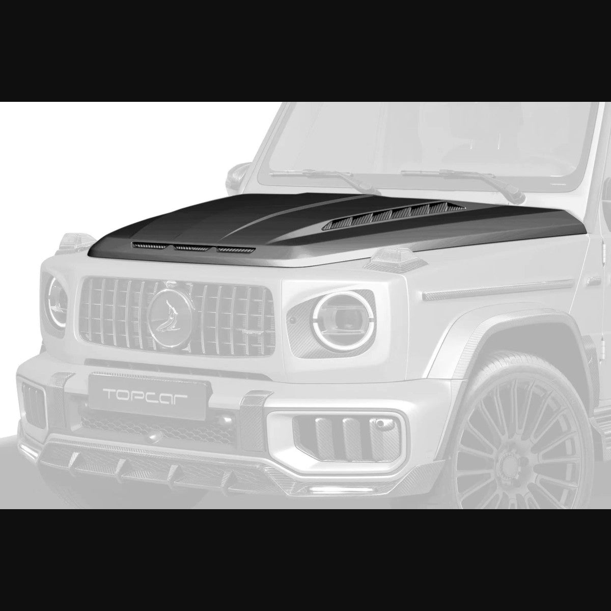 Mercedes-Benz G63 / W465 TopCar Dry Carbon Fiber Aero Kit – Front Lip / Rear Lip / Hood / Wing / Wheel Arches / Grille / Fender Trim