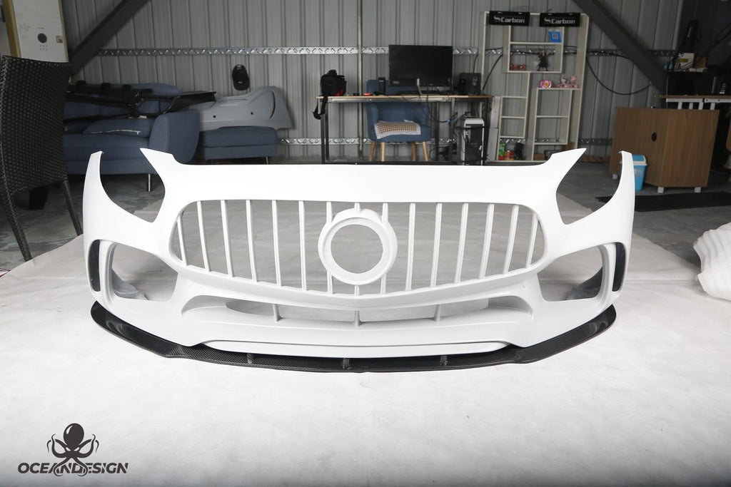 Mercedes-Benz AMG GT / GTC PD Style Carbon Fiber Aero Kit – Front Bumper, Rear Bumper, Front Lip, Rear Lip, Rear Wing, Side Skirts, Front Air Vents, Canards