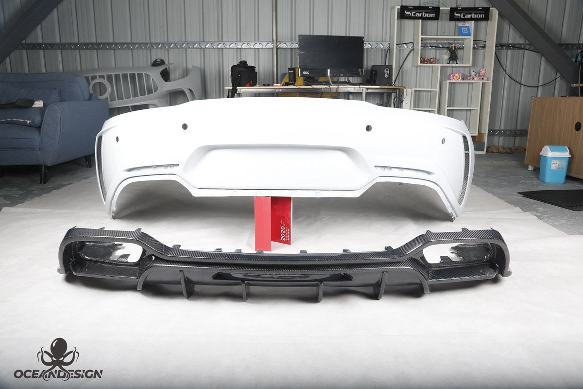 Mercedes-Benz AMG GT / GTC PD Style Carbon Fiber Aero Kit – Front Bumper, Rear Bumper, Front Lip, Rear Lip, Rear Wing, Side Skirts, Front Air Vents, Canards
