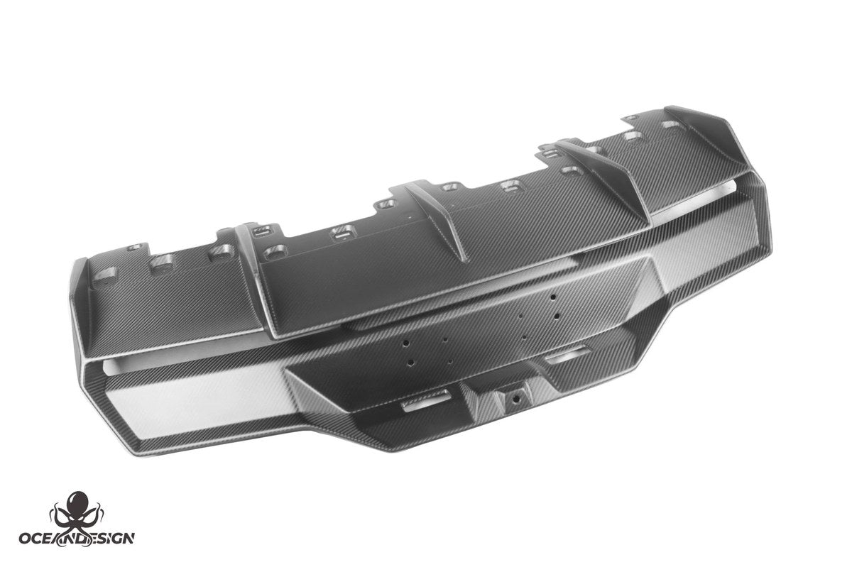 Lamborghini STO OEM Style Dry Carbon Fiber Aero Kit – Front Lip, Rear Lip, Rear Wing, Mirror Covers, Front Corner Pieces, Engine Bay Vents, Hood Vents