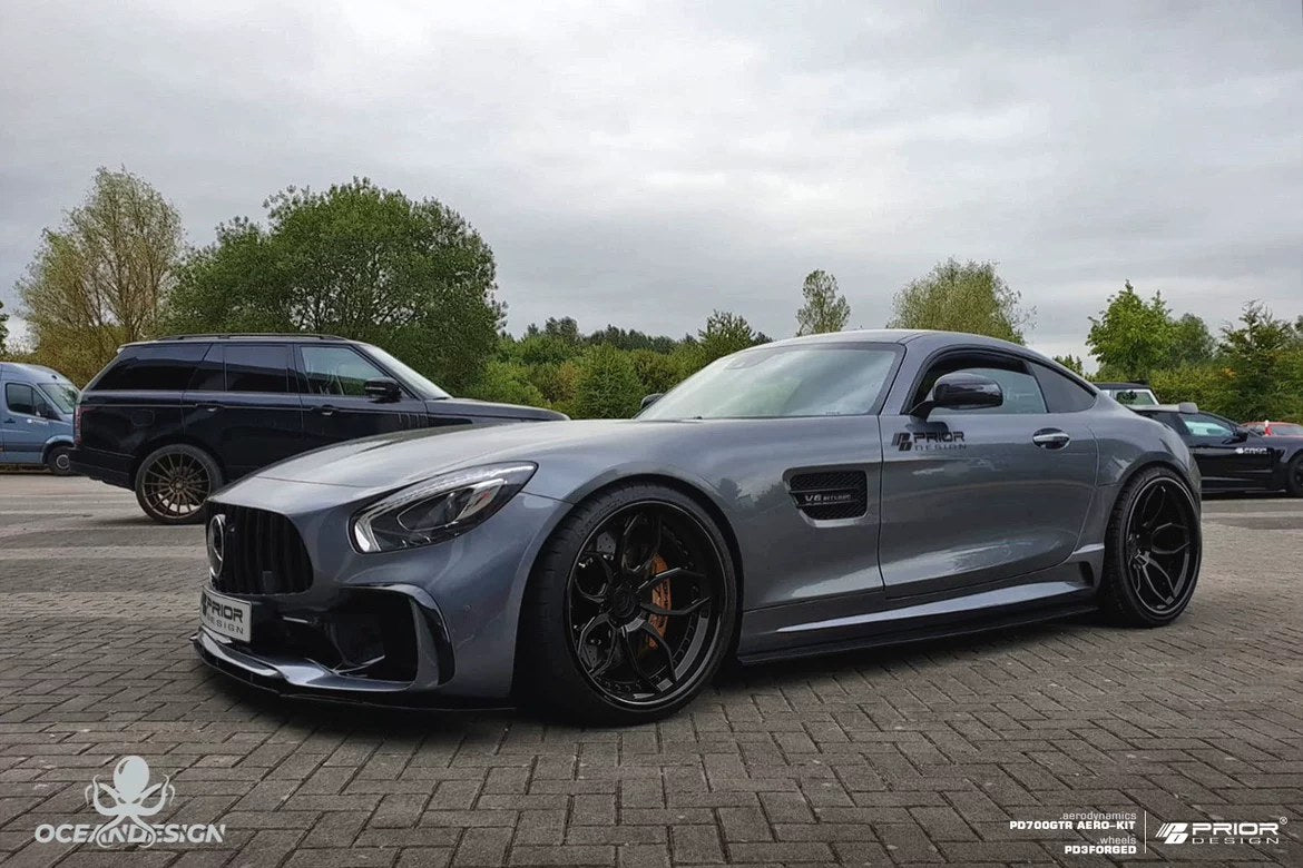 Mercedes-Benz AMG GT / GTC PD Style Carbon Fiber Aero Kit – Front Bumper, Rear Bumper, Front Lip, Rear Lip, Rear Wing, Side Skirts, Front Air Vents, Canards
