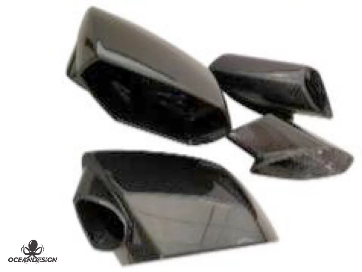Lamborghini STO OEM Style Dry Carbon Fiber Aero Kit – Front Lip, Rear Lip, Rear Wing, Mirror Covers, Front Corner Pieces, Engine Bay Vents, Hood Vents