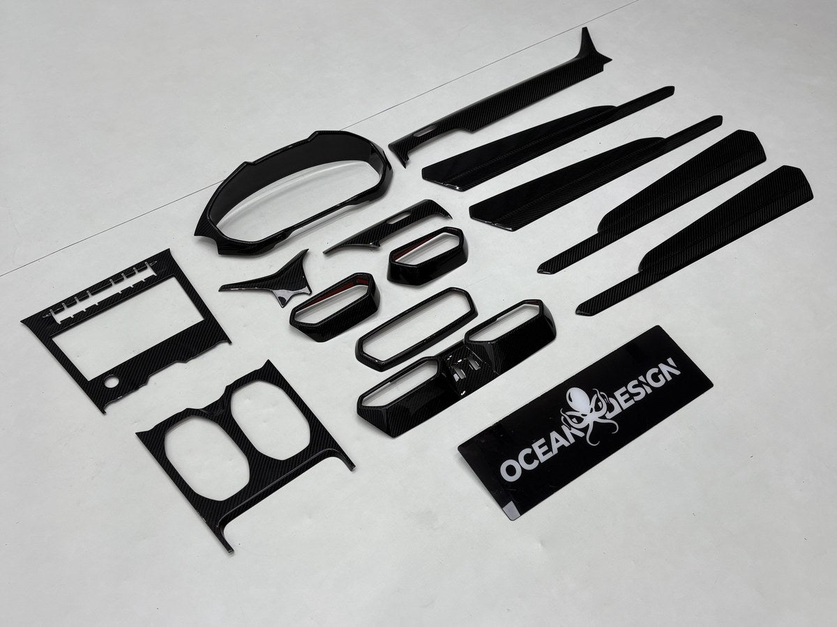 Lamborghini Urus Topcar Style Dry Carbon Fiber Aero Kit – Front Lip, Side Skirts, Rear Lip, Hood, Wing, Mirror Covers, Fender Trim, Wheel Arches, Air Vents, Interior Trim