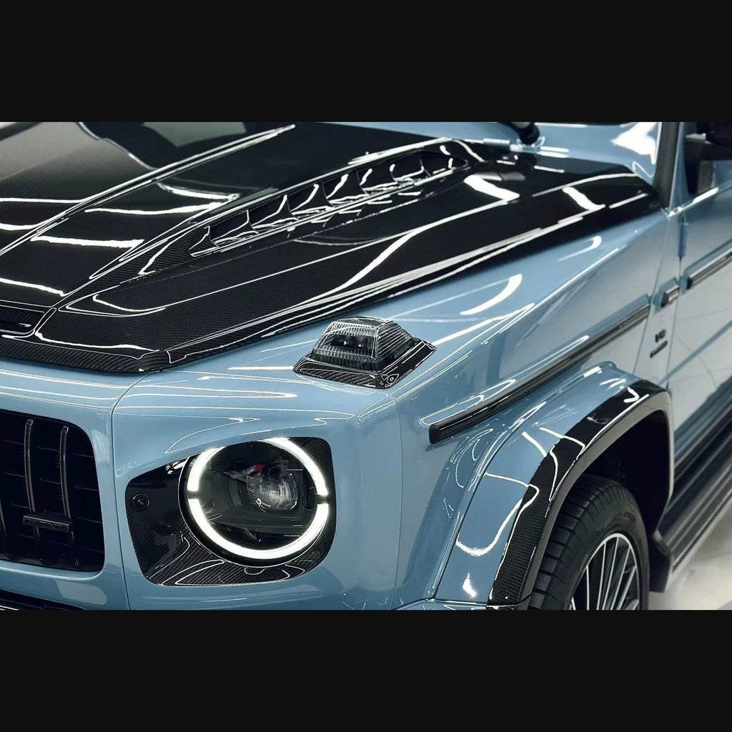 Mercedes-Benz G63 / W465 TopCar Dry Carbon Fiber Aero Kit – Front Lip / Rear Lip / Hood / Wing / Wheel Arches / Grille / Fender Trim