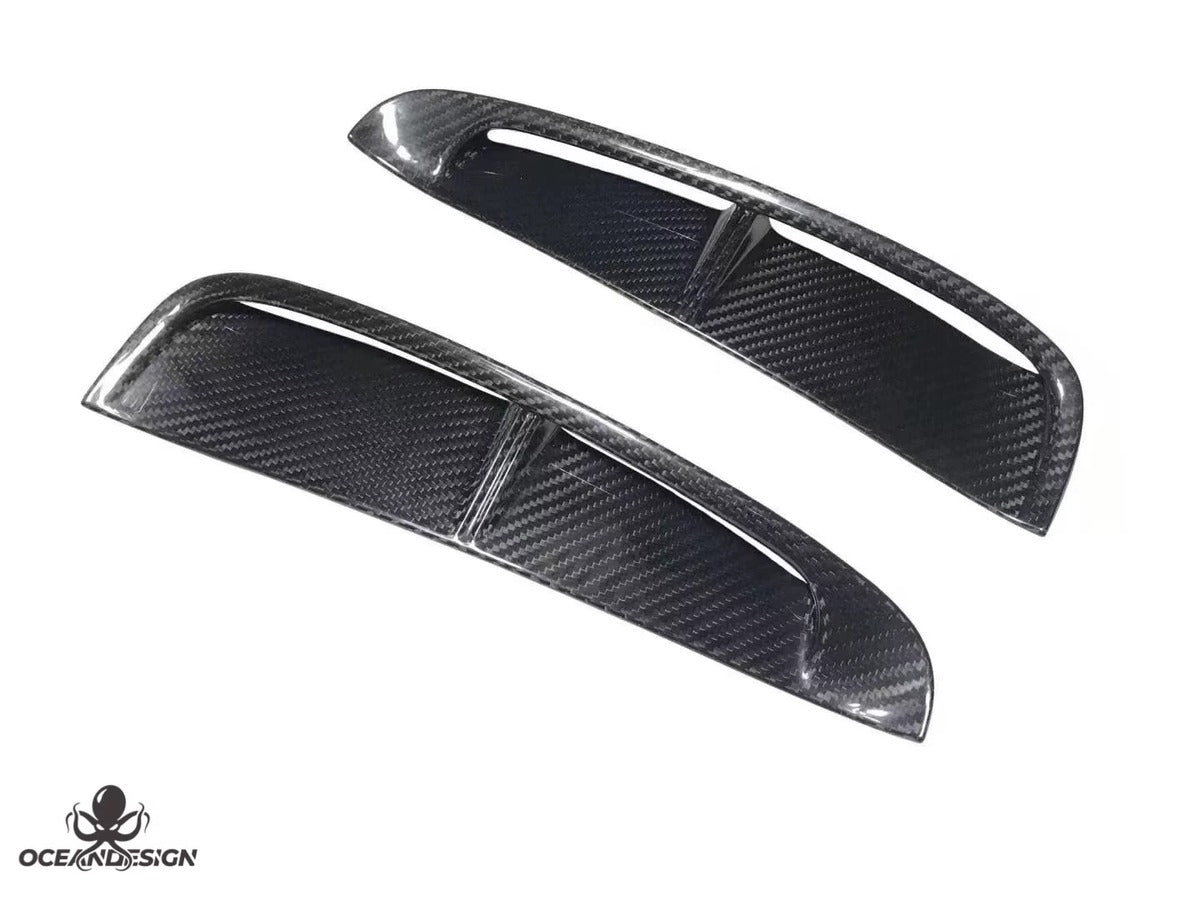 Porsche 971 Panamera OceanDesign OD-Style Dry Carbon Fiber Aero Kit – Front Lip / Side Skirts / Rear Lip / Rear Wing / Fender Trim