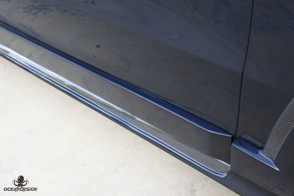 Porsche Cayenne OceanDesign OD-Style Carbon Fiber Aero Kit – Front Lip / Side Skirts / Rear Lip / Rear Wing / Front & Rear Fender Arches / Door Sills