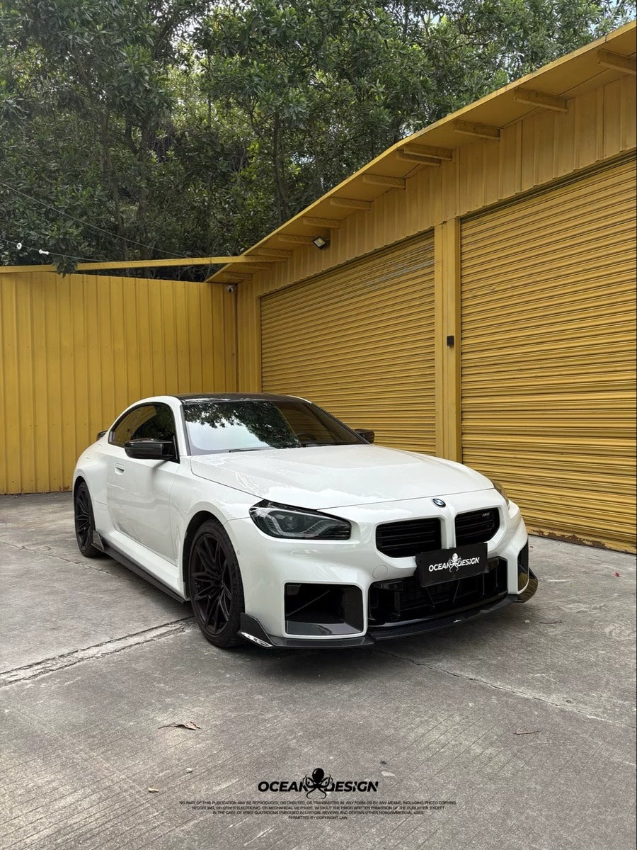 BMW G87 M2 OceanDesign OD-Style Dry Carbon Fiber Aero Kit – Front Lip / Side Skirts / Rear Lip / Rear Wing / Corner Pieces / Bumper Trim