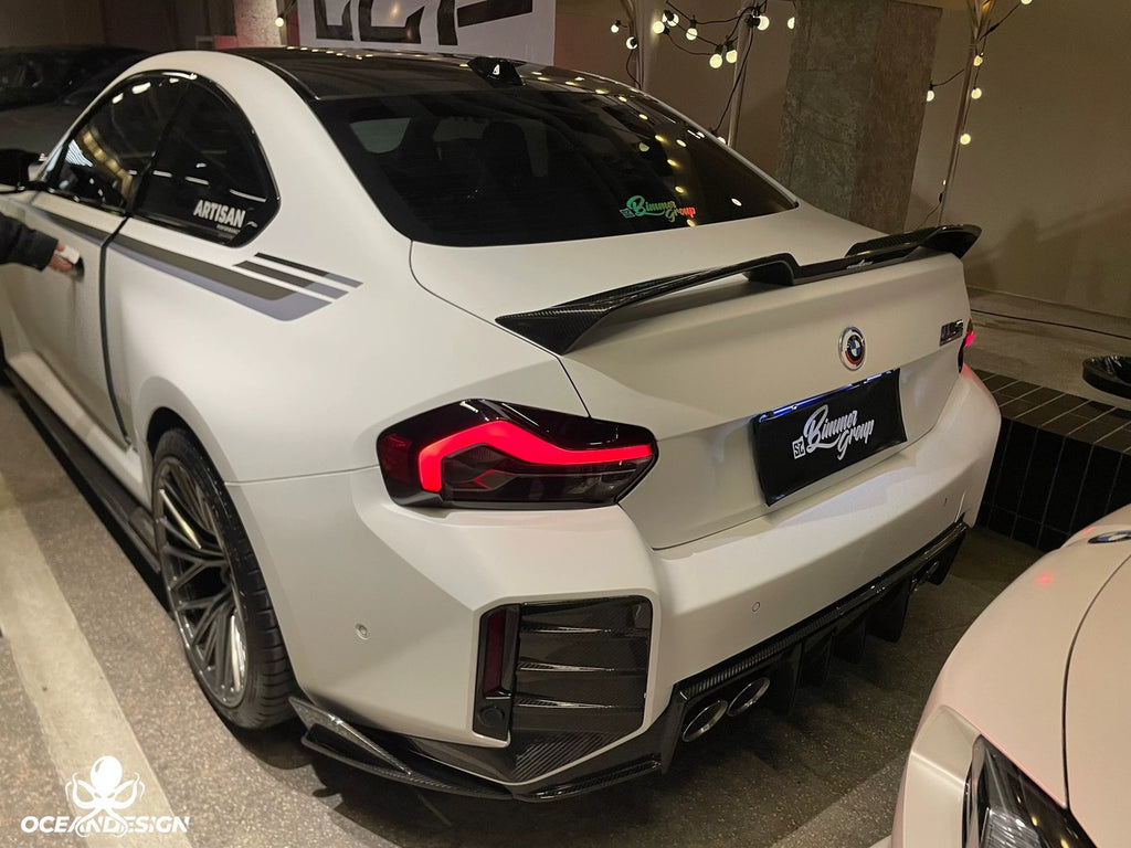BMW G87 M2 OceanDesign OD-Style Dry Carbon Fiber Aero Kit – Front Lip / Side Skirts / Rear Lip / Rear Wing / Corner Pieces / Bumper Trim