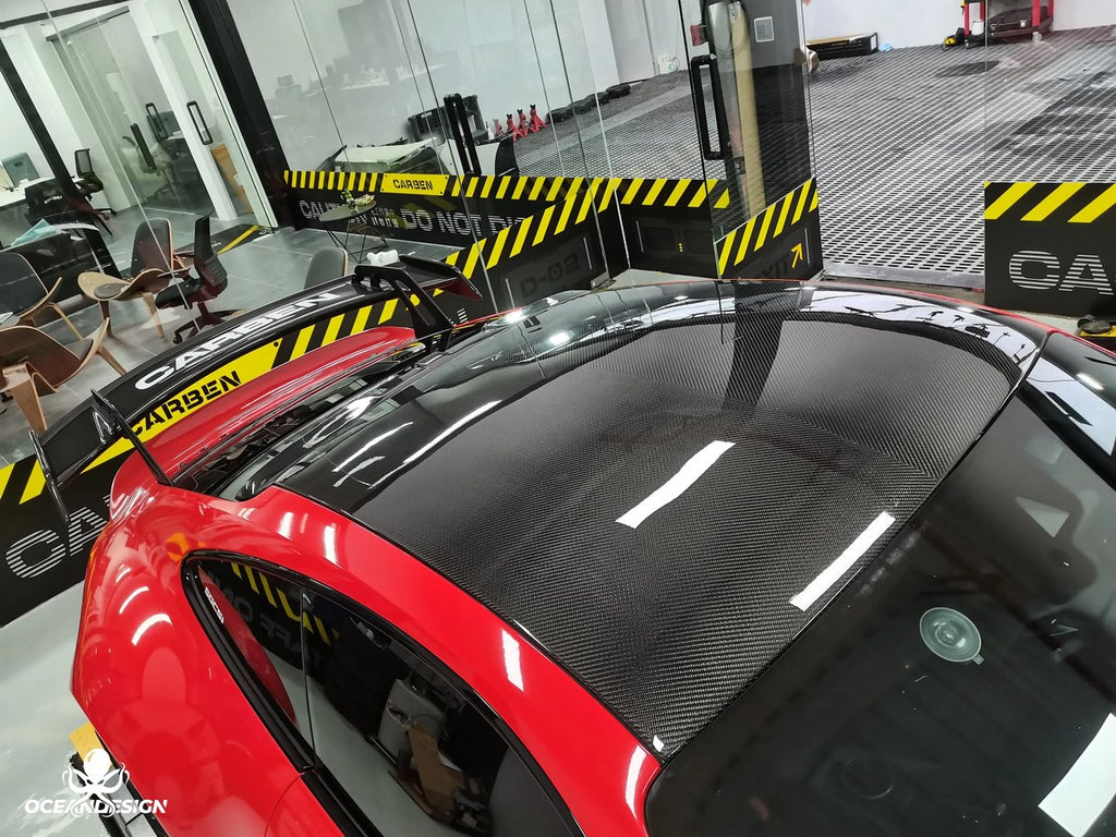 Porsche 911 992.1 GT3 Style Dry Carbon Fiber Aero Kit – Front Bumper, Rear Bumper, Side Skirts, Rear Wing, Hood, Roof, Exhaust