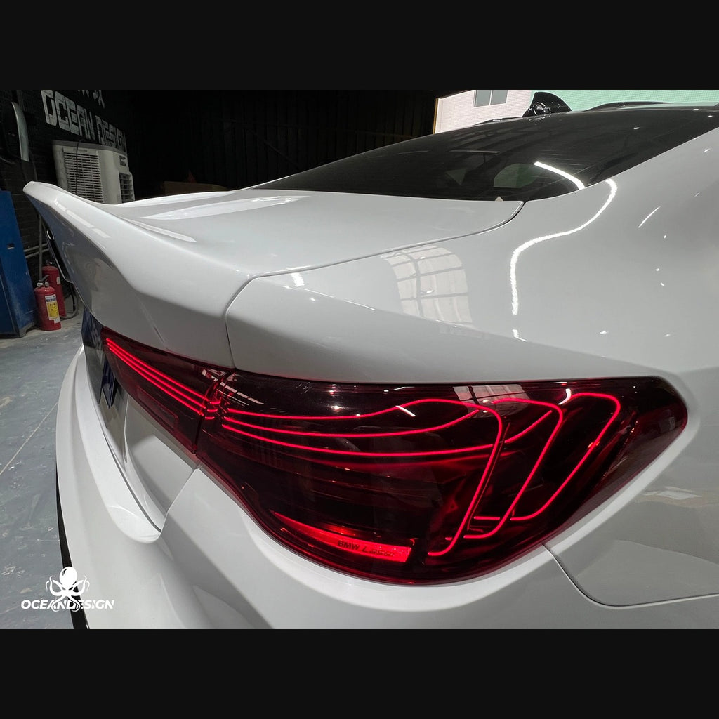 BMW G80 M3 / G82 M4 CSL-Style Dry Carbon Fiber Trunk Lid with Duck Tail Spoiler