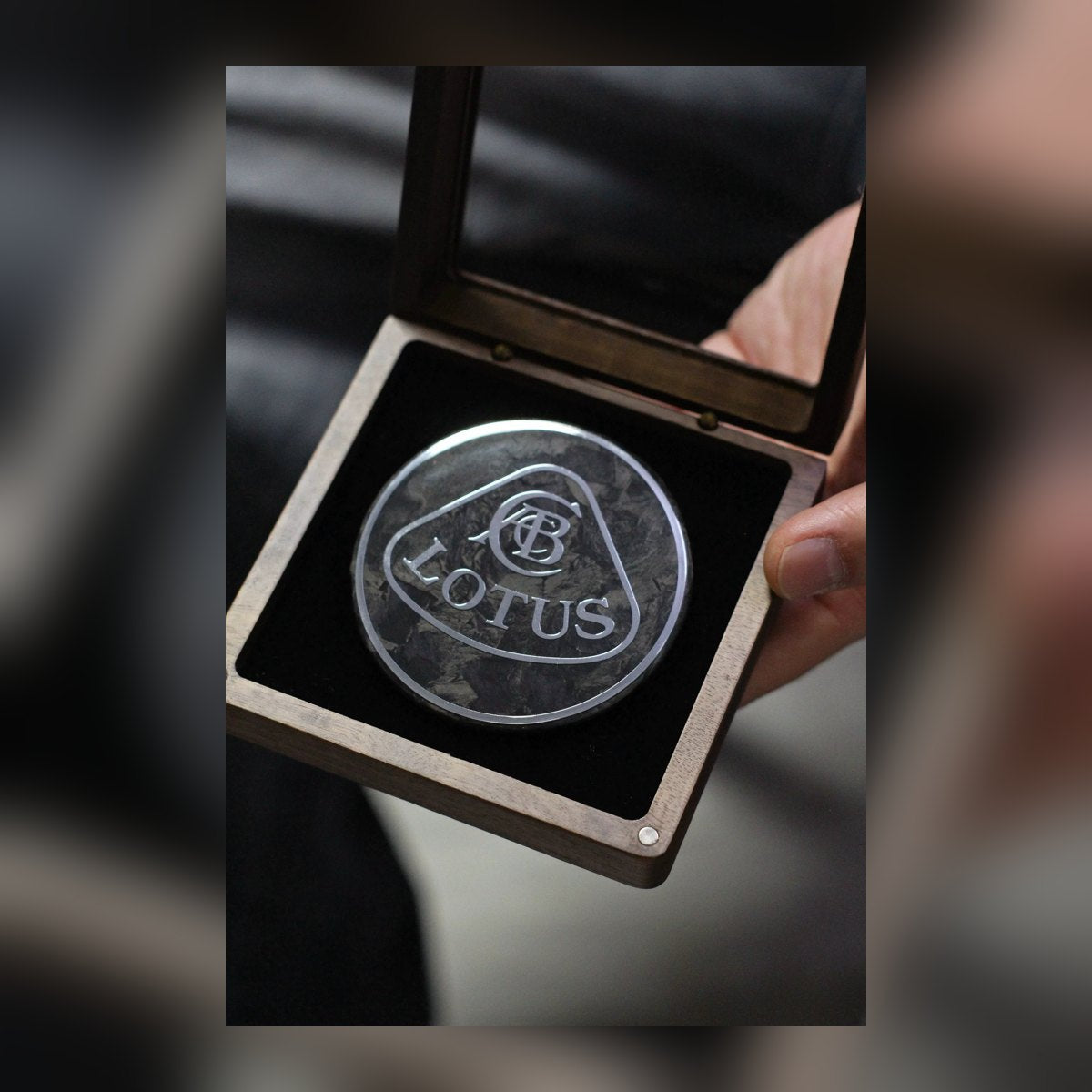 Lotus Emira / Eletre / Emeya Forged Carbon Fiber Marble-Texture Emblem