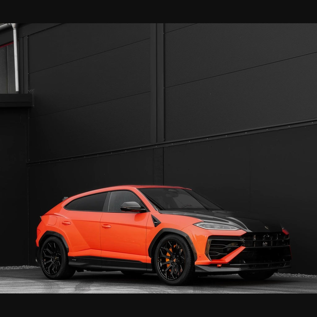 Lamborghini Urus SE N-Style Dry Carbon Fiber Aero Kit – Front Lip / Side Skirts / Rear Lip / Wheel Arches / Hood